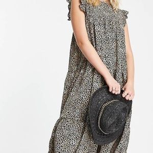 Animal print maxi